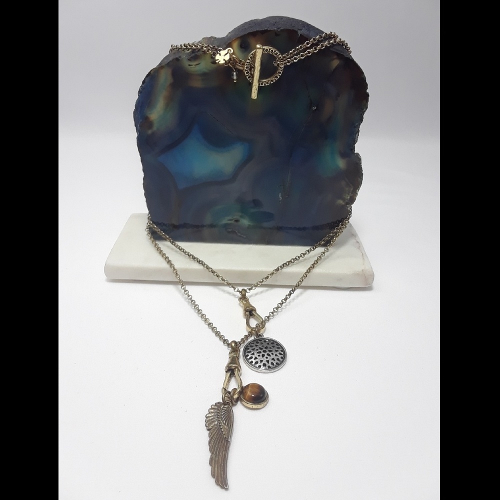 Lucky Brand Convertible Multi Pendant Necklace